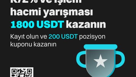 🚀 Bitget İşlem Hacmi Yarışması Başlıyor! 1800 USDT Ödül Fırsatını Kaçırma! 🚀